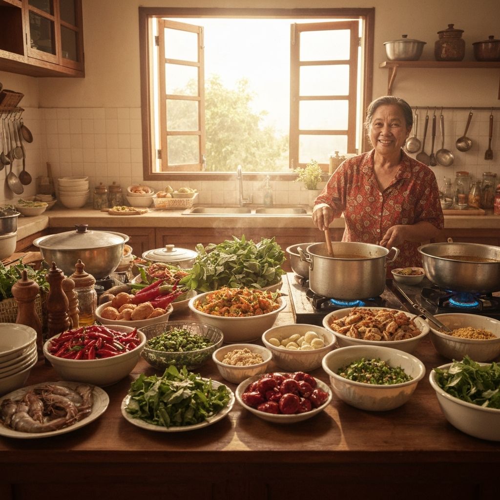 Indonesian home cooking